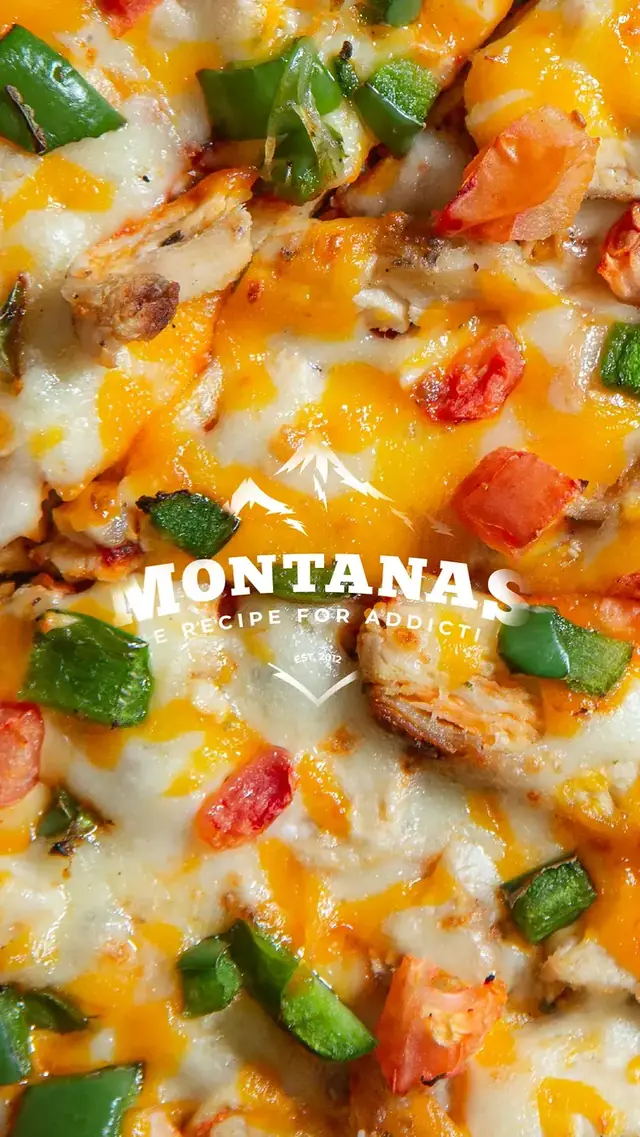 Loaded Montana's pizza